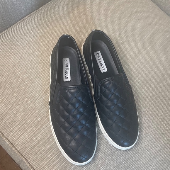 Steve Madden Sneaker ECENTRCQ, BLACK sz 7.5 - Picture 3 of 8